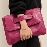 Oversized Foldover Clutch - Elle Maxine