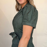 Paige Belted Suede Dress - Elle Maxine