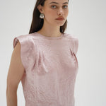 Paige Shine Top - Rosewater - Elle Maxine