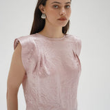 Paige Shine Top - Rosewater - Elle Maxine