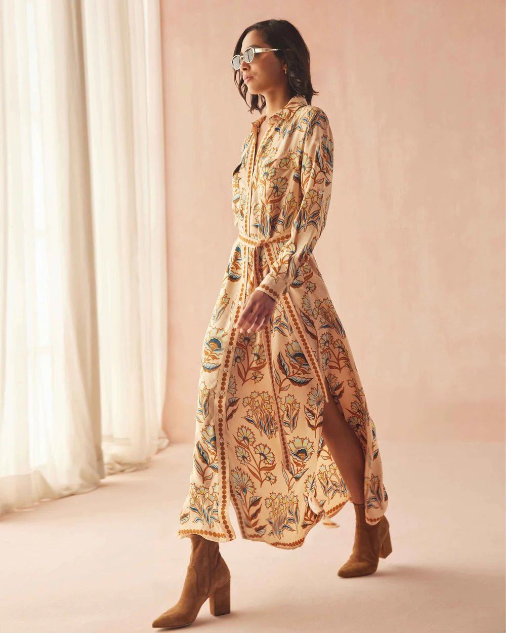 Palma Maxi Dress - Butternut - Elle Maxine