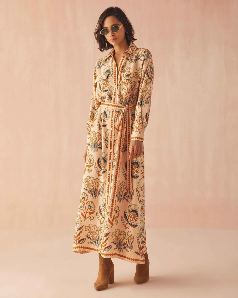 Palma Maxi Dress - Butternut - Elle Maxine