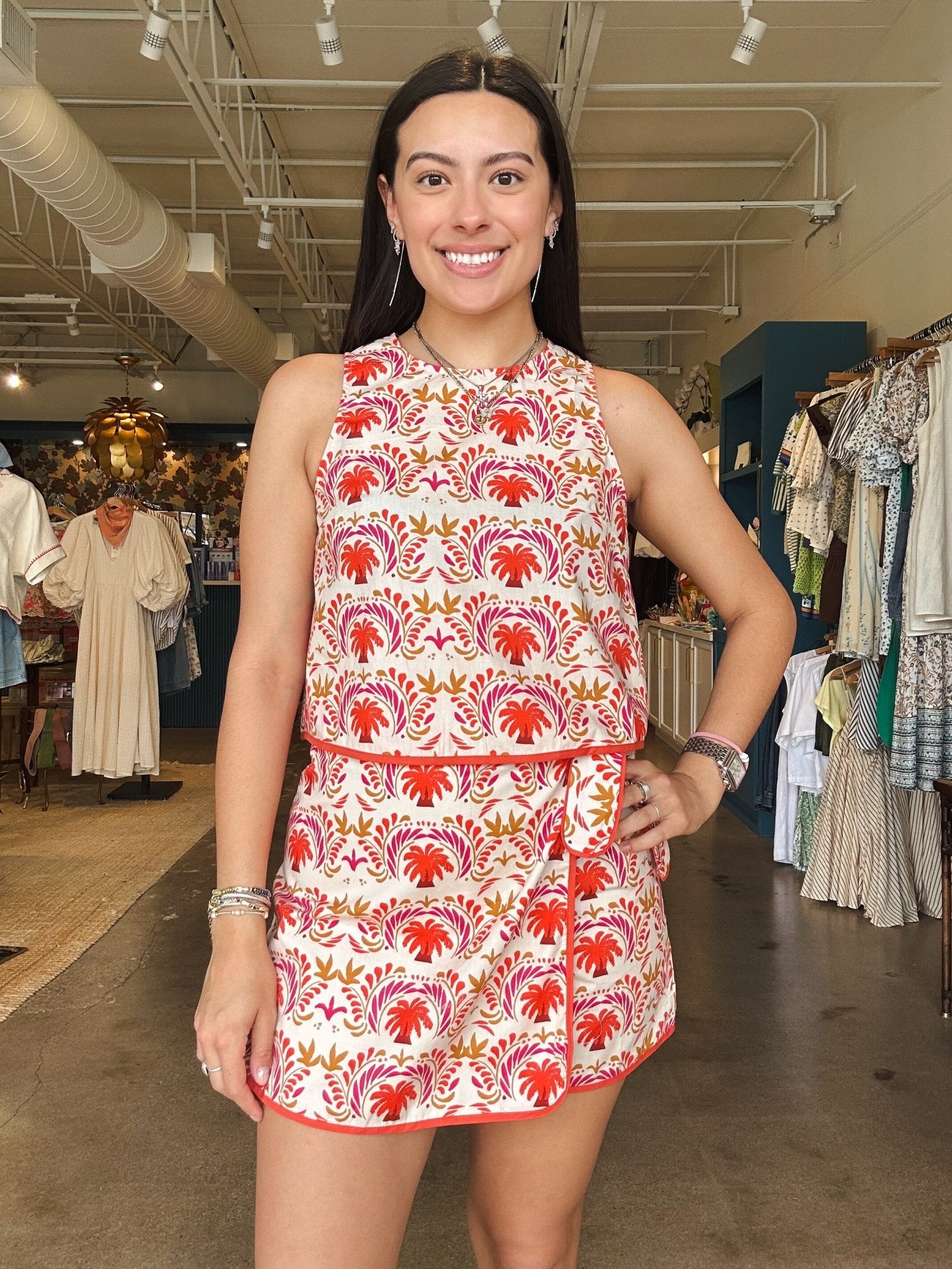 Palma Rosa Skirt Set - Elle Maxine