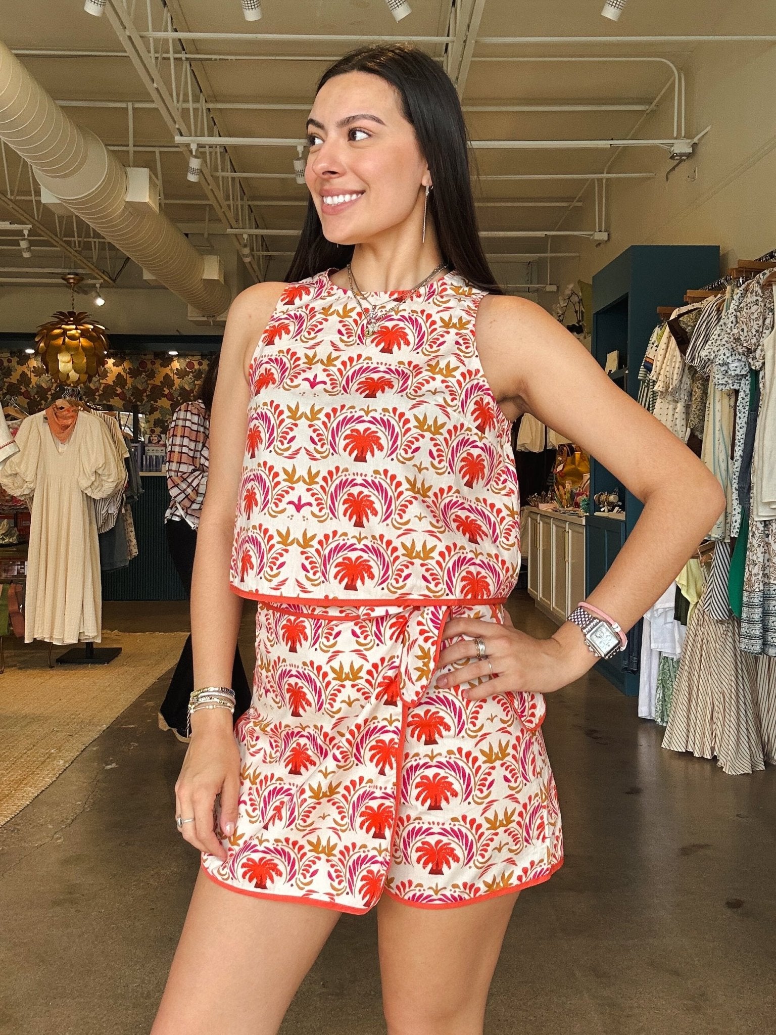 Palma Rosa Skirt Set - Elle Maxine