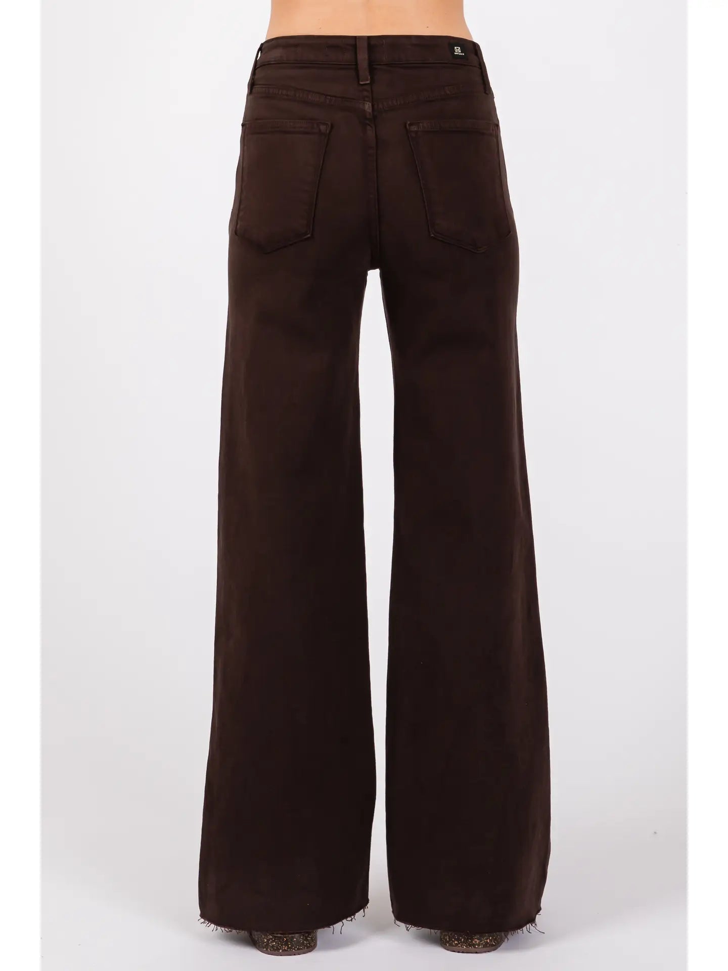 Paola Wide Leg - Espresso - Elle Maxine