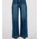 Paola Wide Leg - Seams - Dark Wash - Elle Maxine
