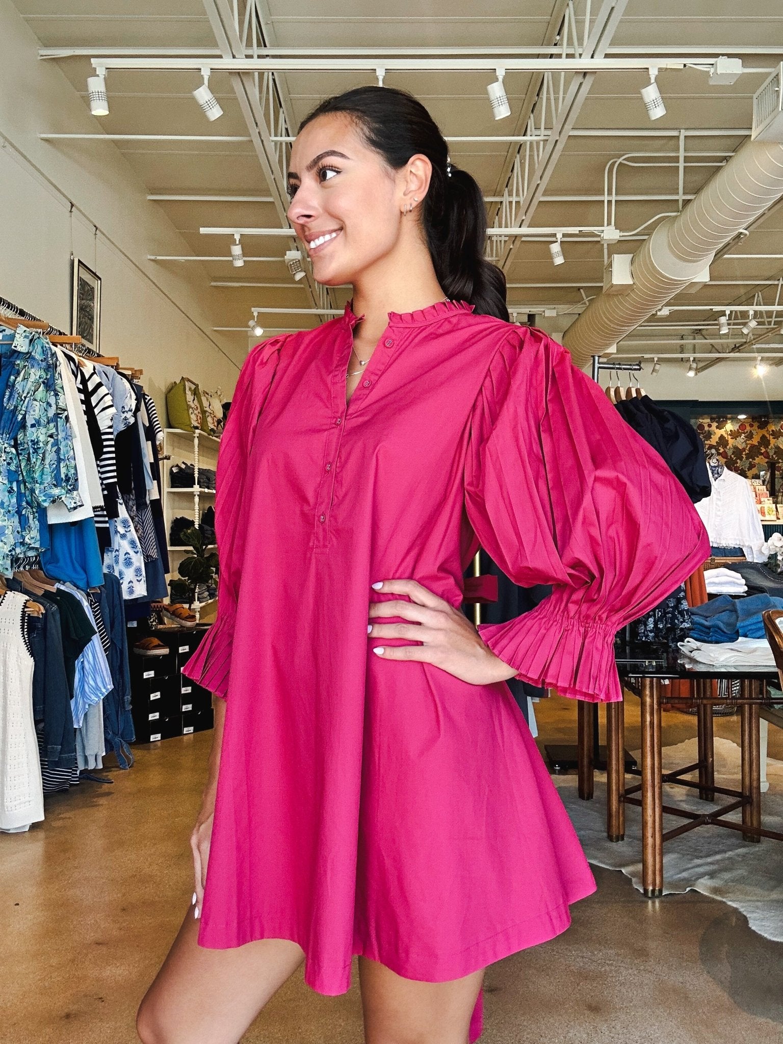 Park Dress - Berry - Elle Maxine