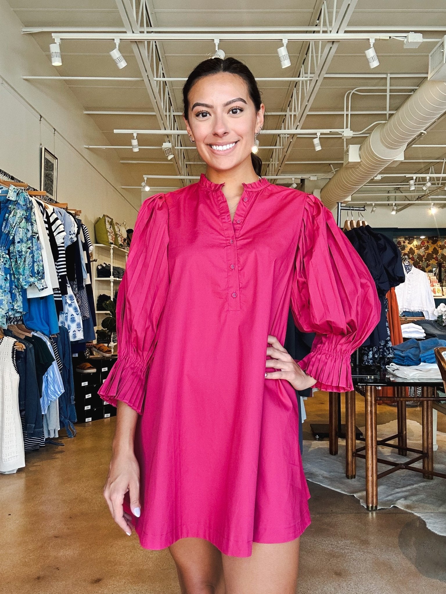 Park Dress - Berry - Elle Maxine