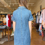 Parker Front Pocket Denim Dress - Elle Maxine