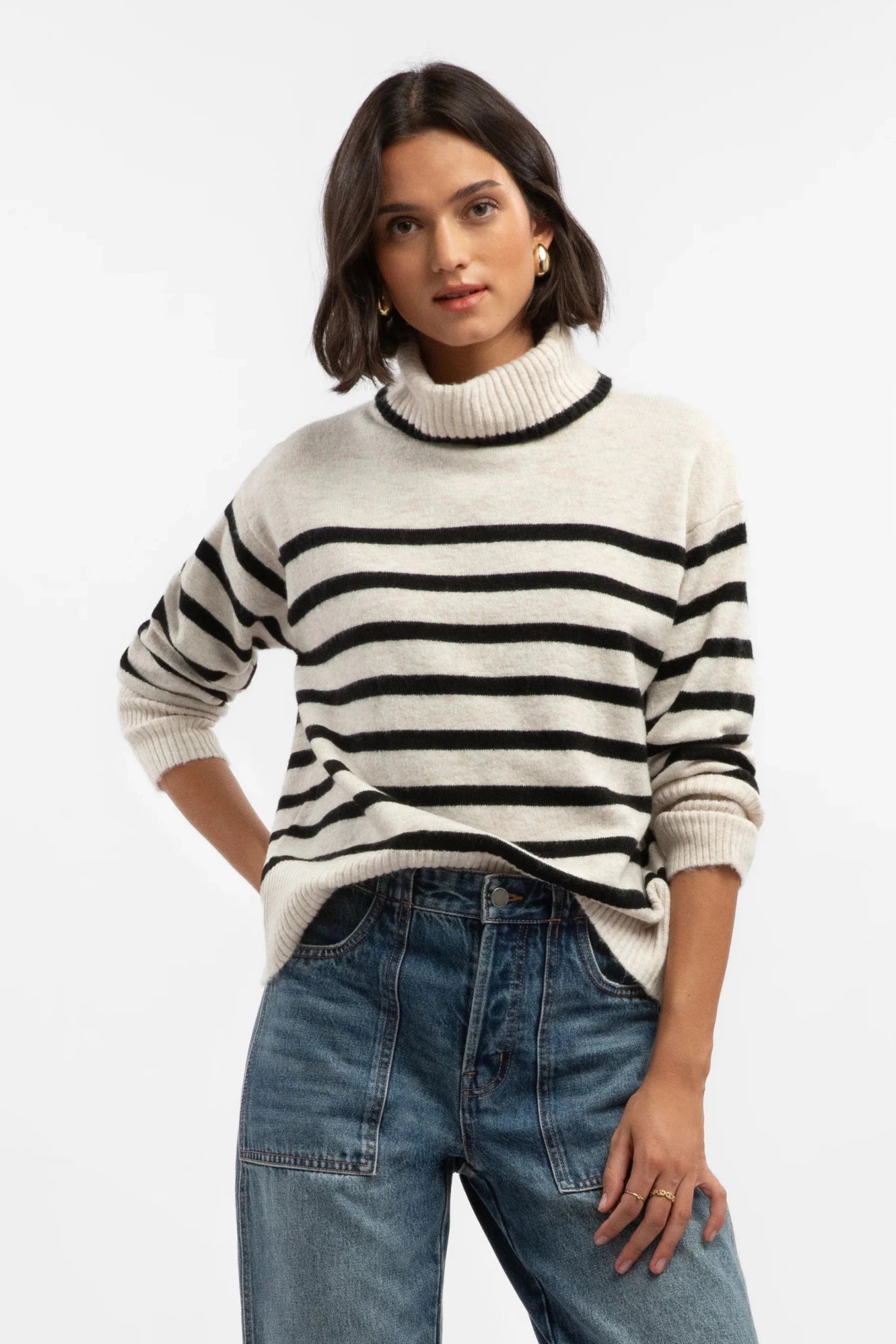 Parley High Neck Sweater - Elle Maxine