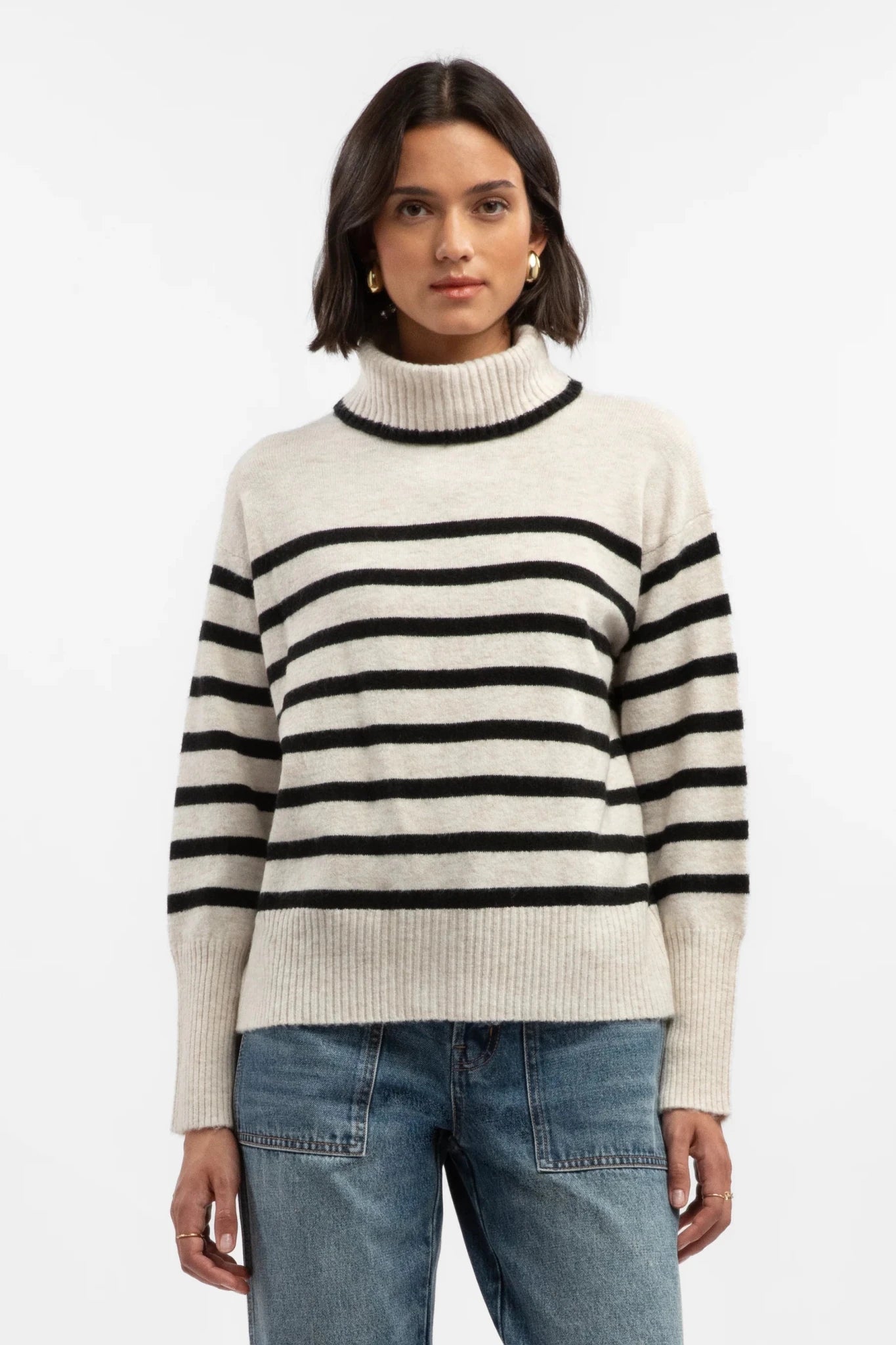 Parley High Neck Sweater - Elle Maxine