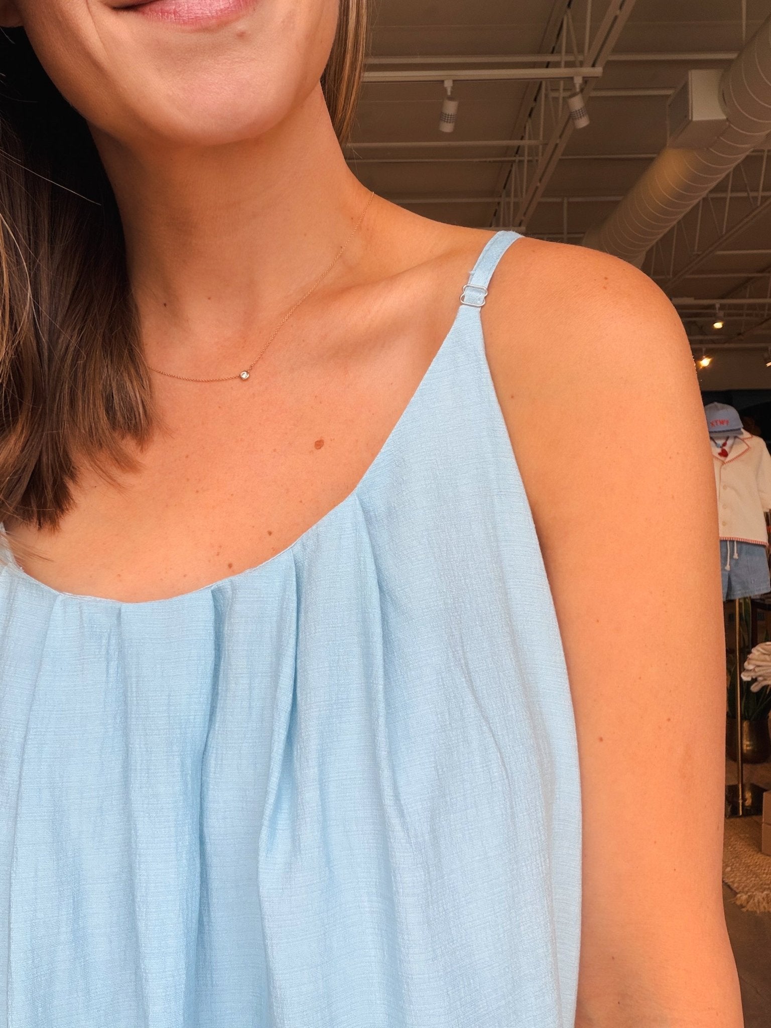 Patio Maxi Dress - Light Blue - Elle Maxine