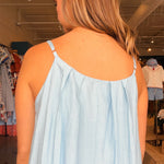 Patio Maxi Dress - Light Blue - Elle Maxine