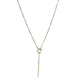 Pearl Drop Lariat Necklace - Elle Maxine