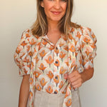 Petal Glow Blouse - Elle Maxine