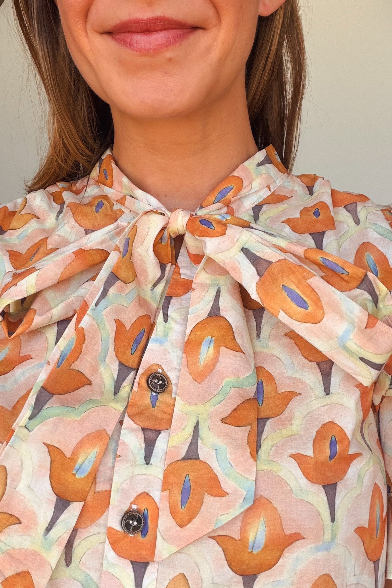 Petal Glow Blouse - Elle Maxine