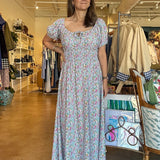 Philippa Maxi Dress - Sorbet Bouquet - Elle Maxine