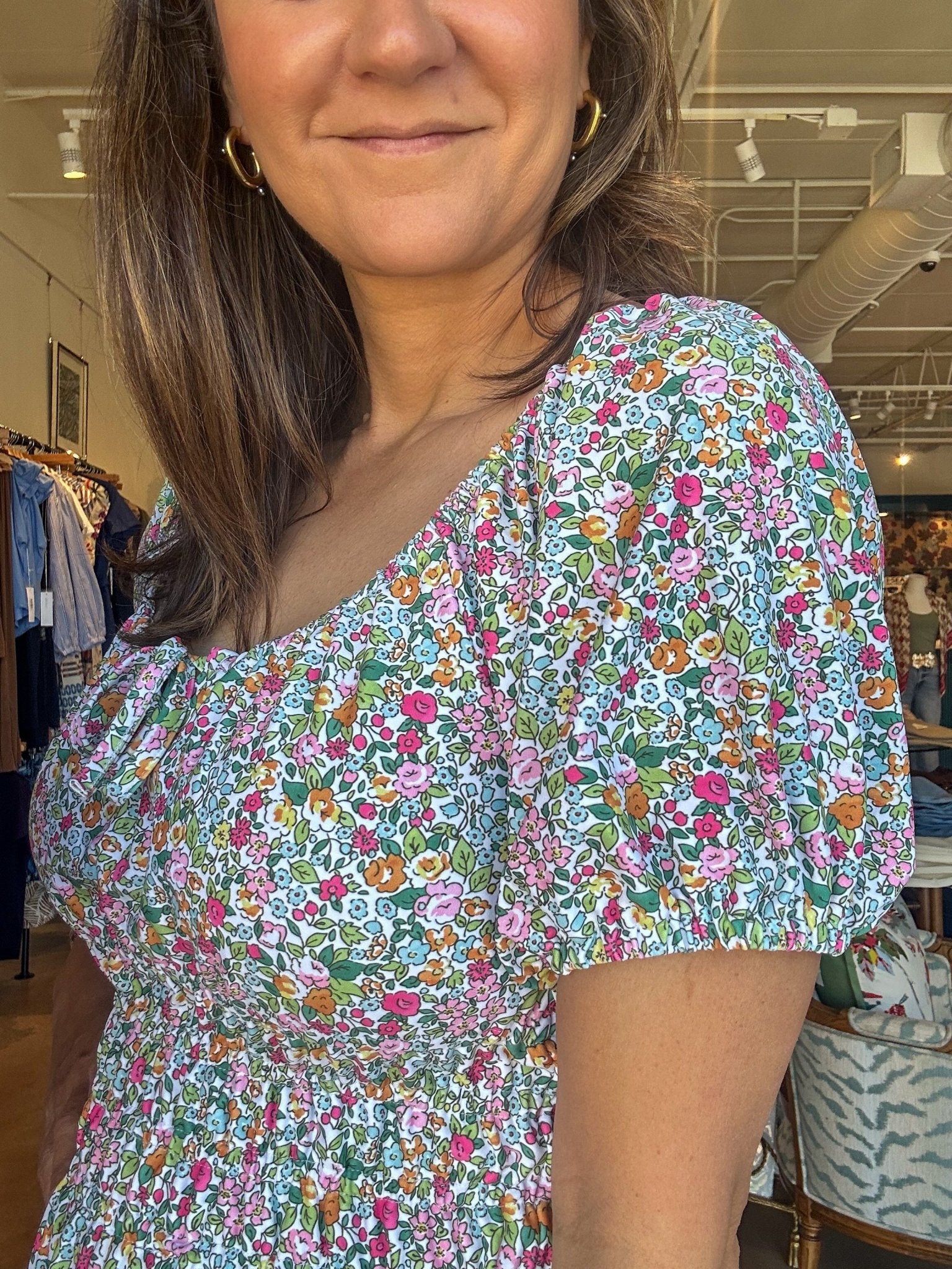 Philippa Maxi Dress - Sorbet Bouquet - Elle Maxine