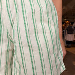 Pia Stripe Set - Green - Elle Maxine