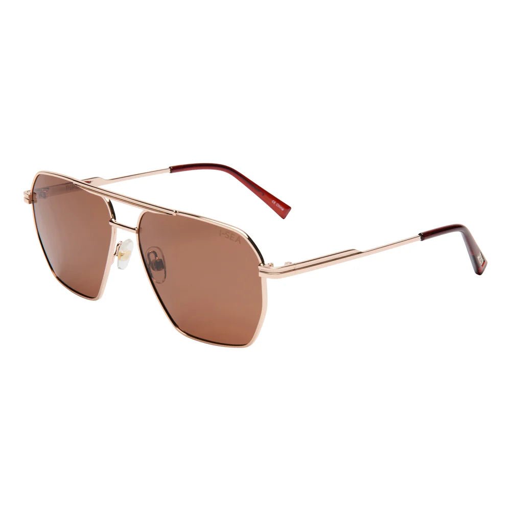 Piper Sunglasses - Gold/Brown - Elle Maxine