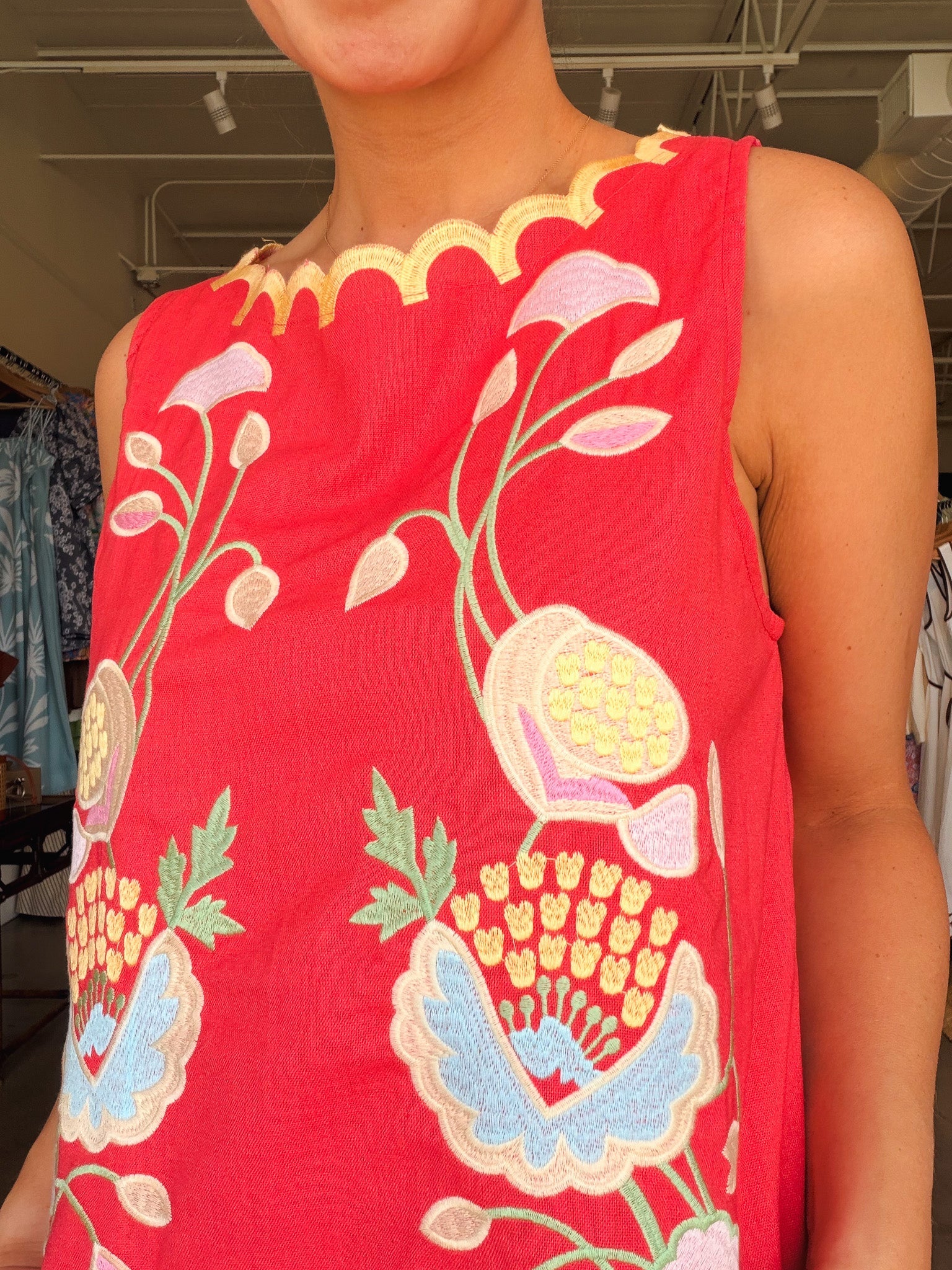 Playa Embroidered Top - Elle Maxine