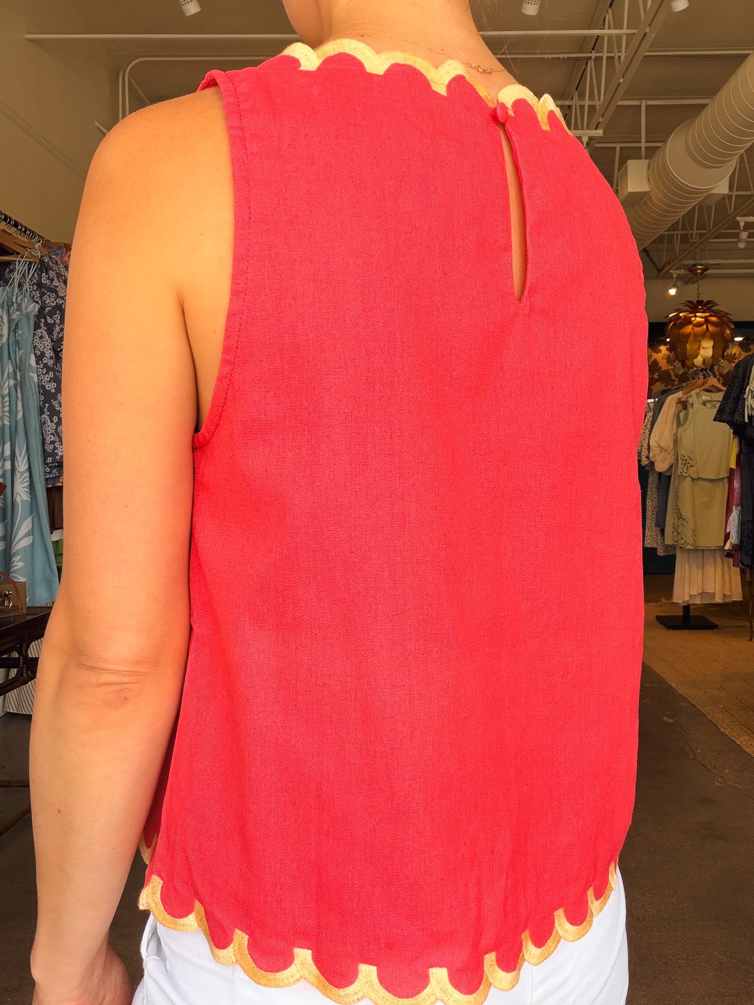 Playa Embroidered Top - Elle Maxine