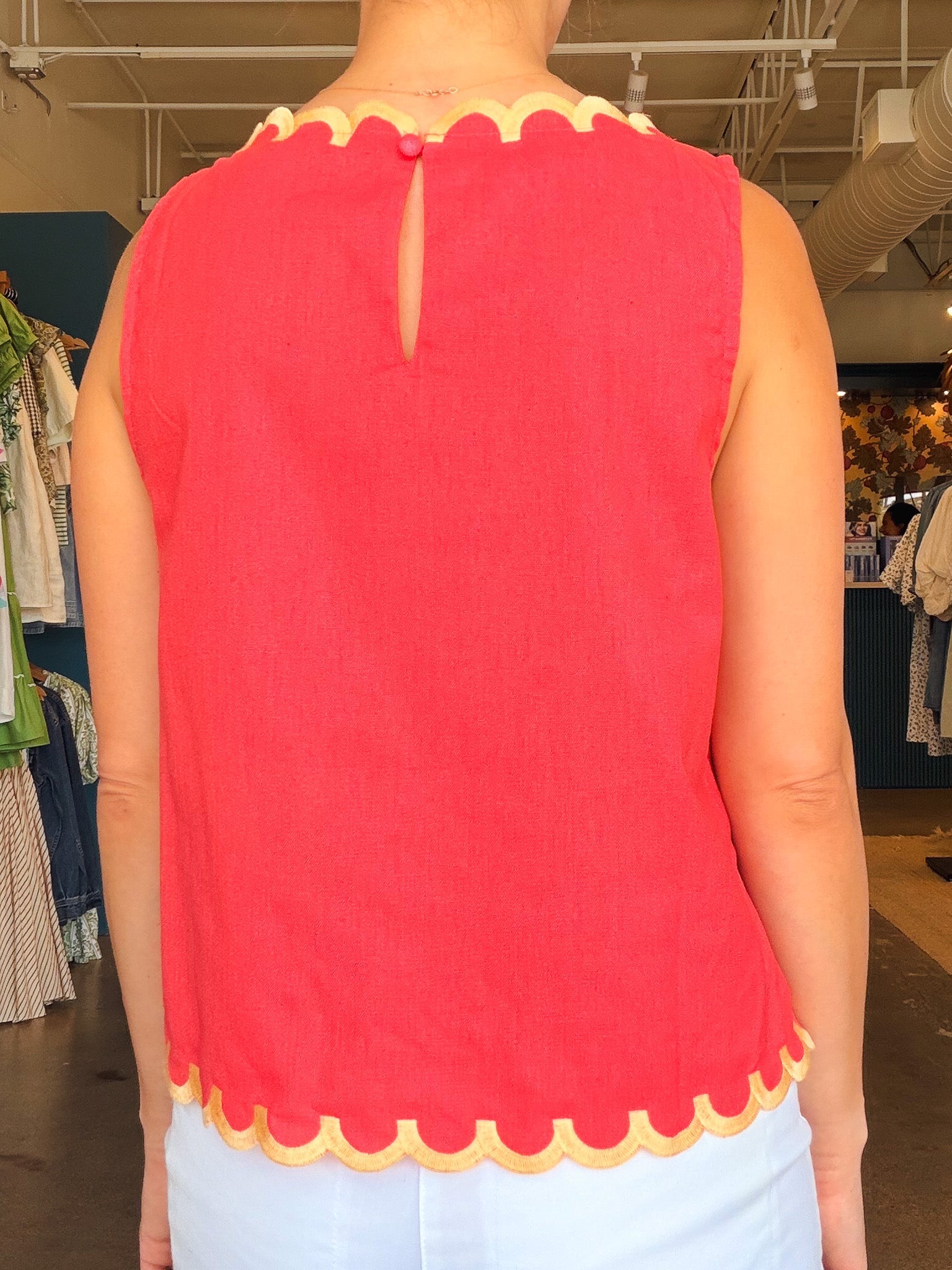 Playa Embroidered Top - Elle Maxine