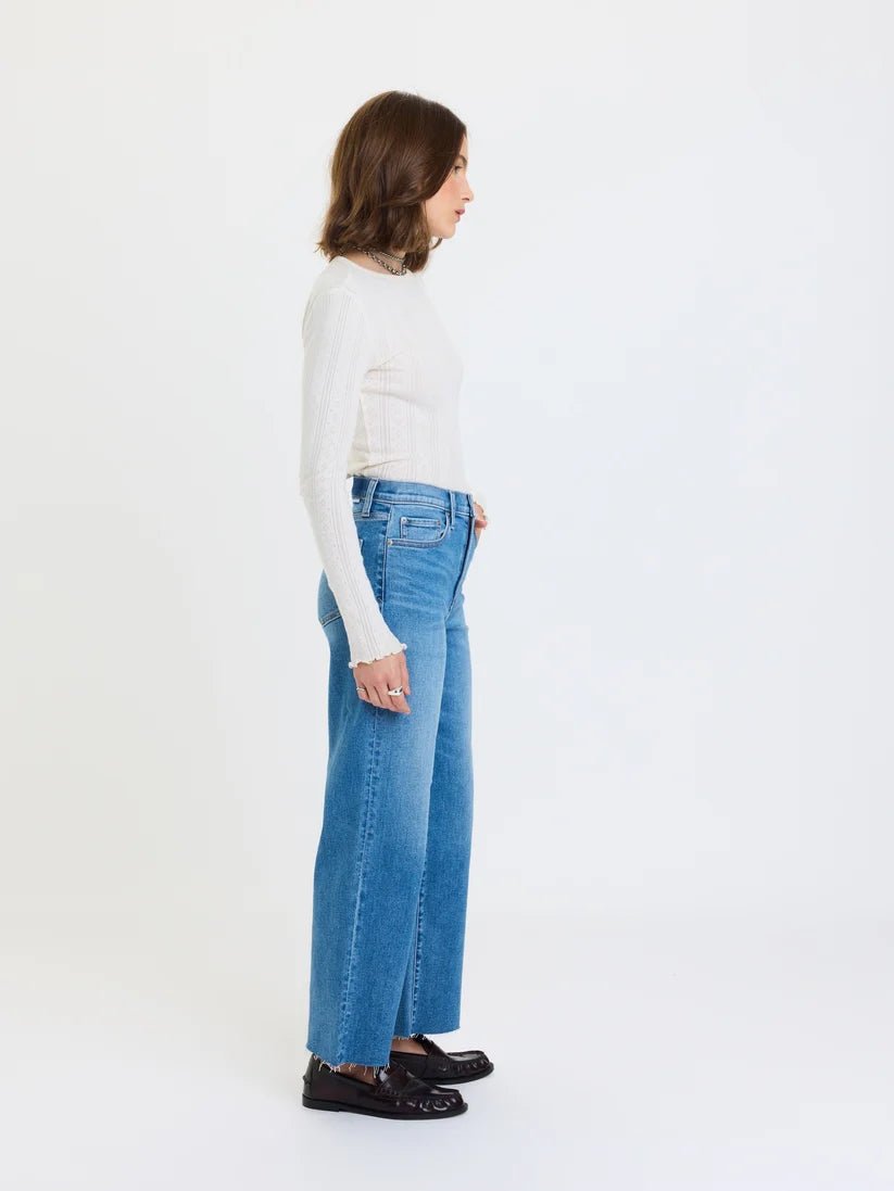 Pleaser Wide Leg Jeans - Elle Maxine