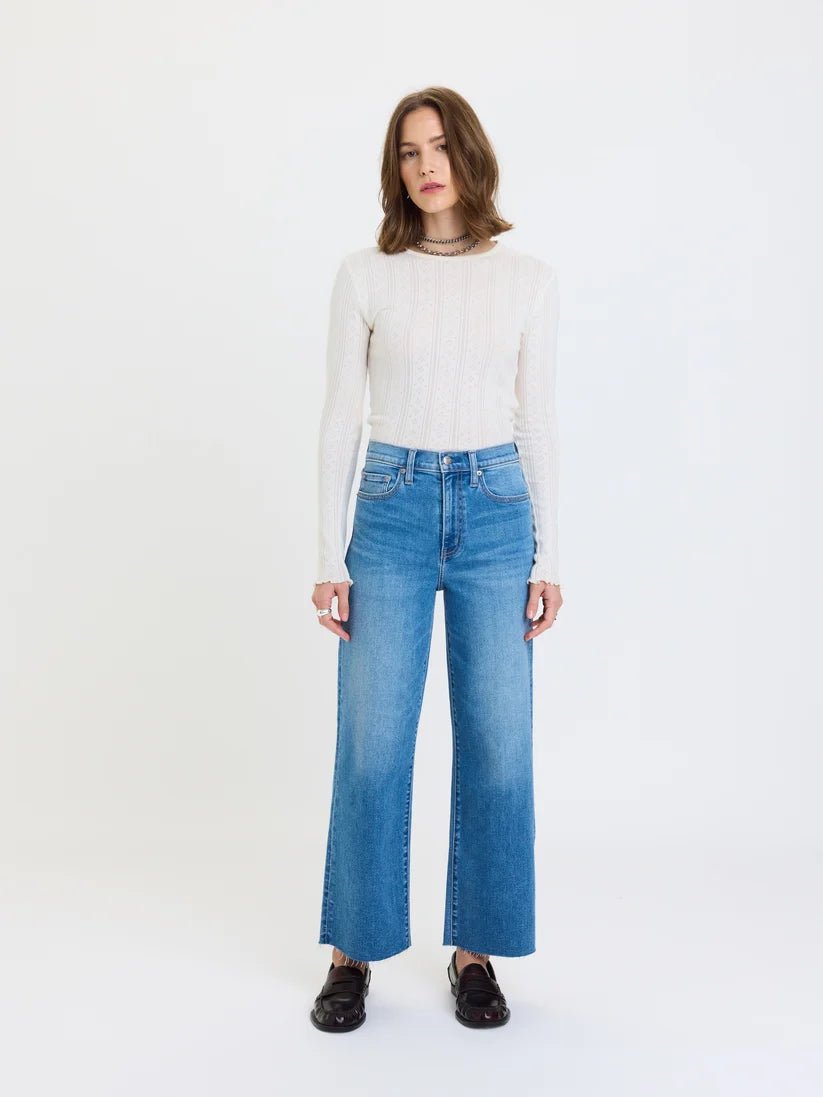 Pleaser Wide Leg Jeans - Elle Maxine