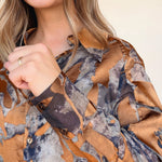 Polka Burnout Velvet Top - Elle Maxine