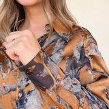 Polka Burnout Velvet Top - Elle Maxine
