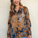 Polka Burnout Velvet Top - Elle Maxine