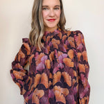 Poppy Smocked Long Sleeve Top - Elle Maxine