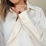 Proper Ruffle Front Blouse - Elle Maxine