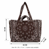 Quilted Bandana Tote - Elle Maxine
