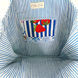 Quilted Tote Bag - Blue Patchwork - Elle Maxine