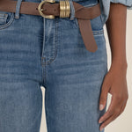 Rachael Mom Hem Jeans - Elle Maxine