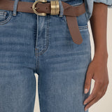 Rachael Mom Hem Jeans - Elle Maxine