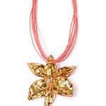 Raffia Bloom Statement Necklace - Elle Maxine