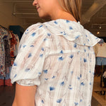 Rebecca Floral Ruffle Top - Elle Maxine
