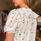 Rebecca Floral Ruffle Top - Elle Maxine