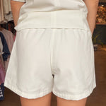 Reese Embroidered Shorts - White - Elle Maxine