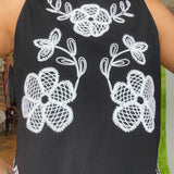 Reese Floral Sleeveless Top - Elle Maxine