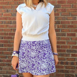 Reese Skort - TCU Poppies - Elle Maxine