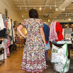Regal Tapestry Maxi Dress - Elle Maxine