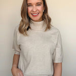 Regan Short Sleeve Turtleneck - Elle Maxine