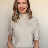 Regan Short Sleeve Turtleneck - Elle Maxine