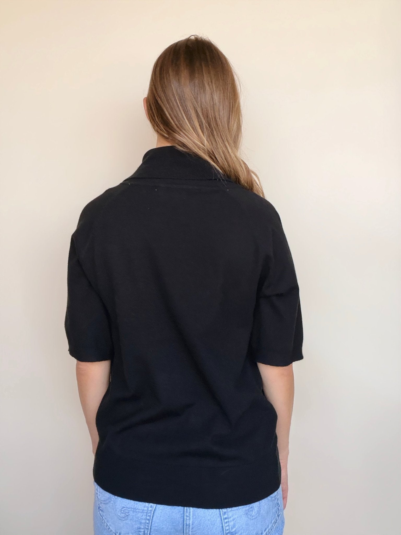 Regan Short Sleeve Turtleneck - Elle Maxine