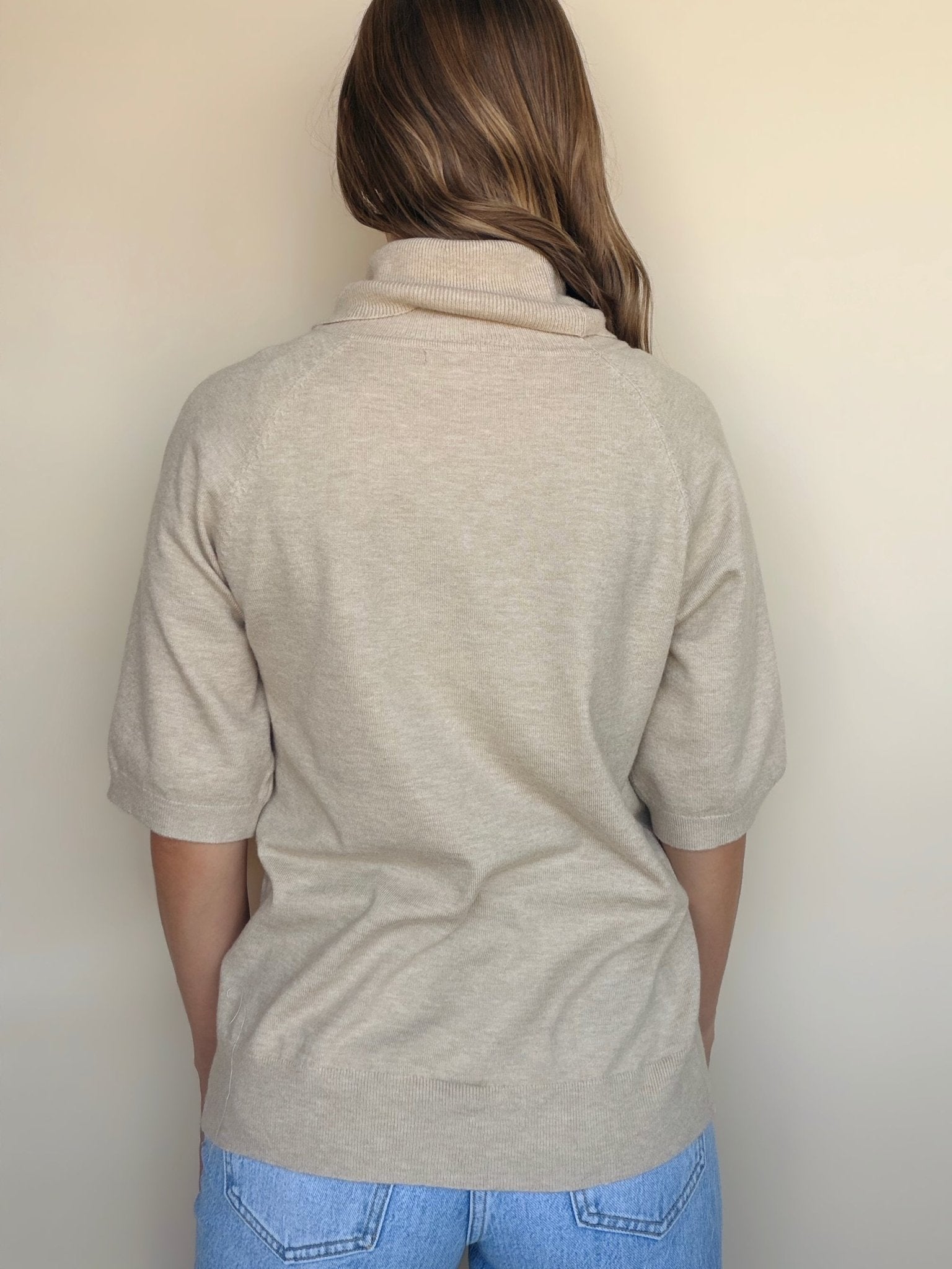 Regan Short Sleeve Turtleneck - Elle Maxine