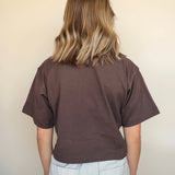 Relaxed Crop Tee - Elle Maxine